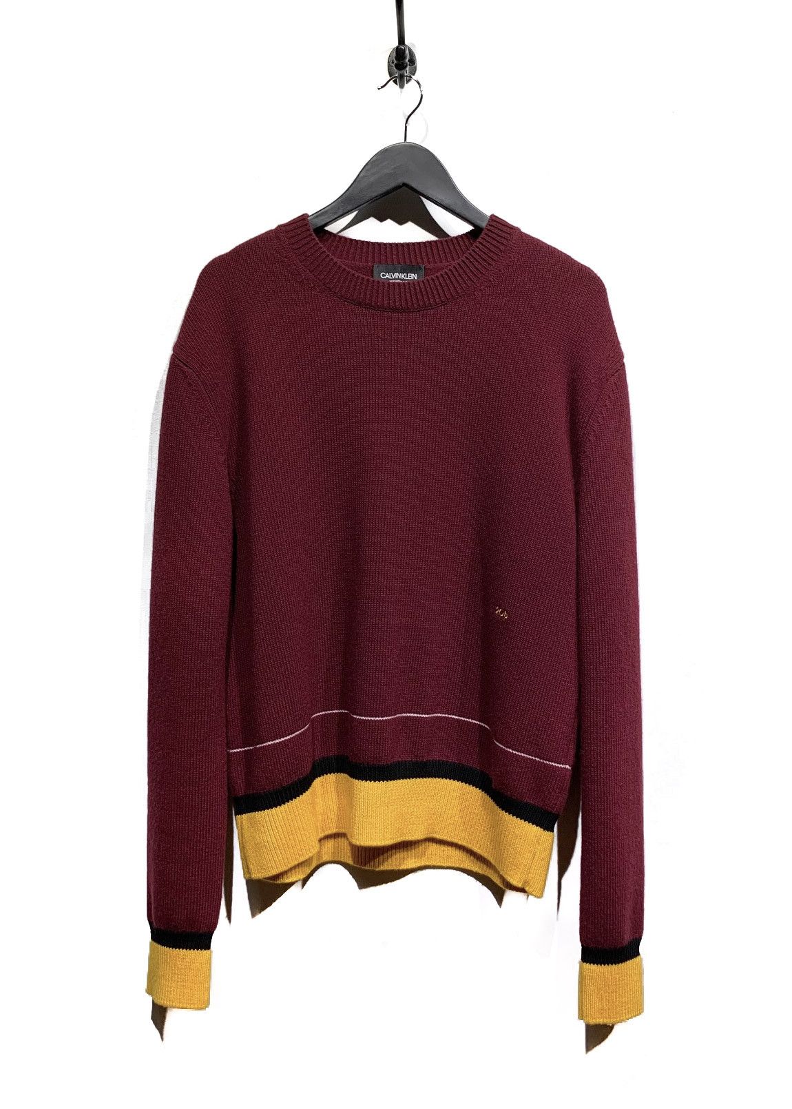 Calvin Klein 205W39NYC Calvin Klein 205W39NYC Red Yellow Striped Sweater Size US M / EU 48-50 / 2 - 1 Thumbnail