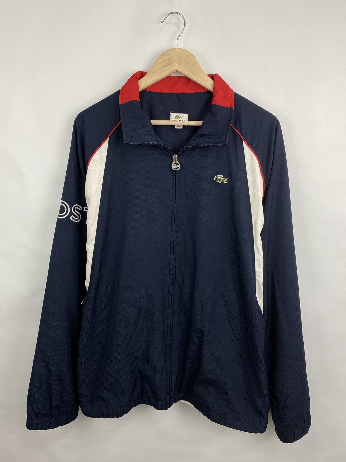 Lacoste 🇫🇷 Vintage 90s Lacoste Zip Hoodie Athletic Style Retro Y2K Size US XXL / EU 58 / 5 - 3 Thumbnail