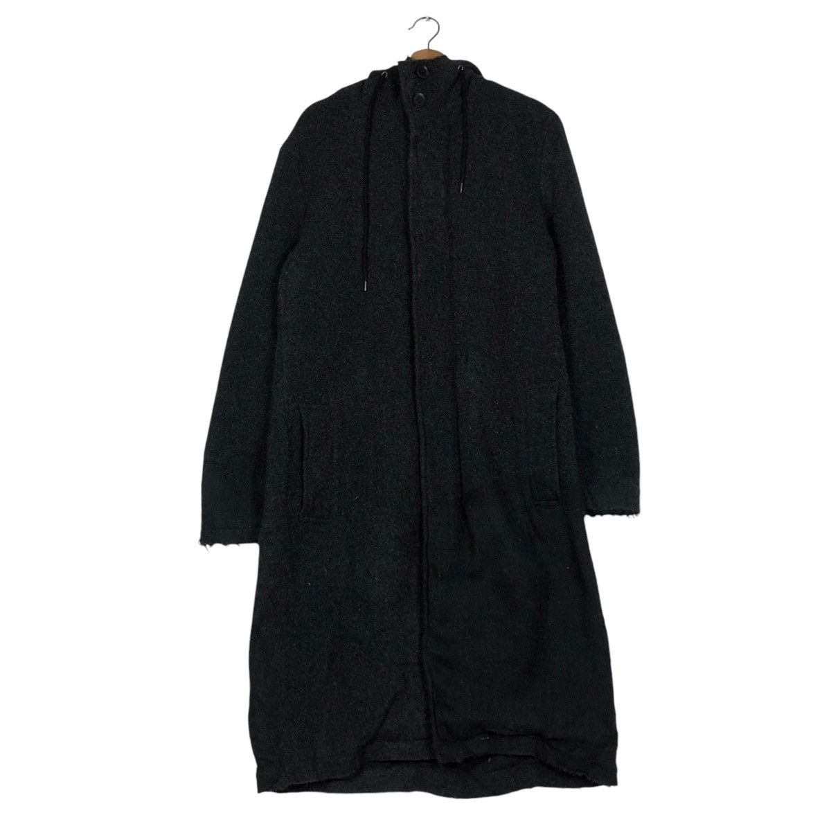 Ground Y 🔥RICH BLACK MOHAIR WOOL LONG JACKET GROUNDY YOHJI YAMAMOTO Size US M / EU 48-50 / 2 - 3 Thumbnail