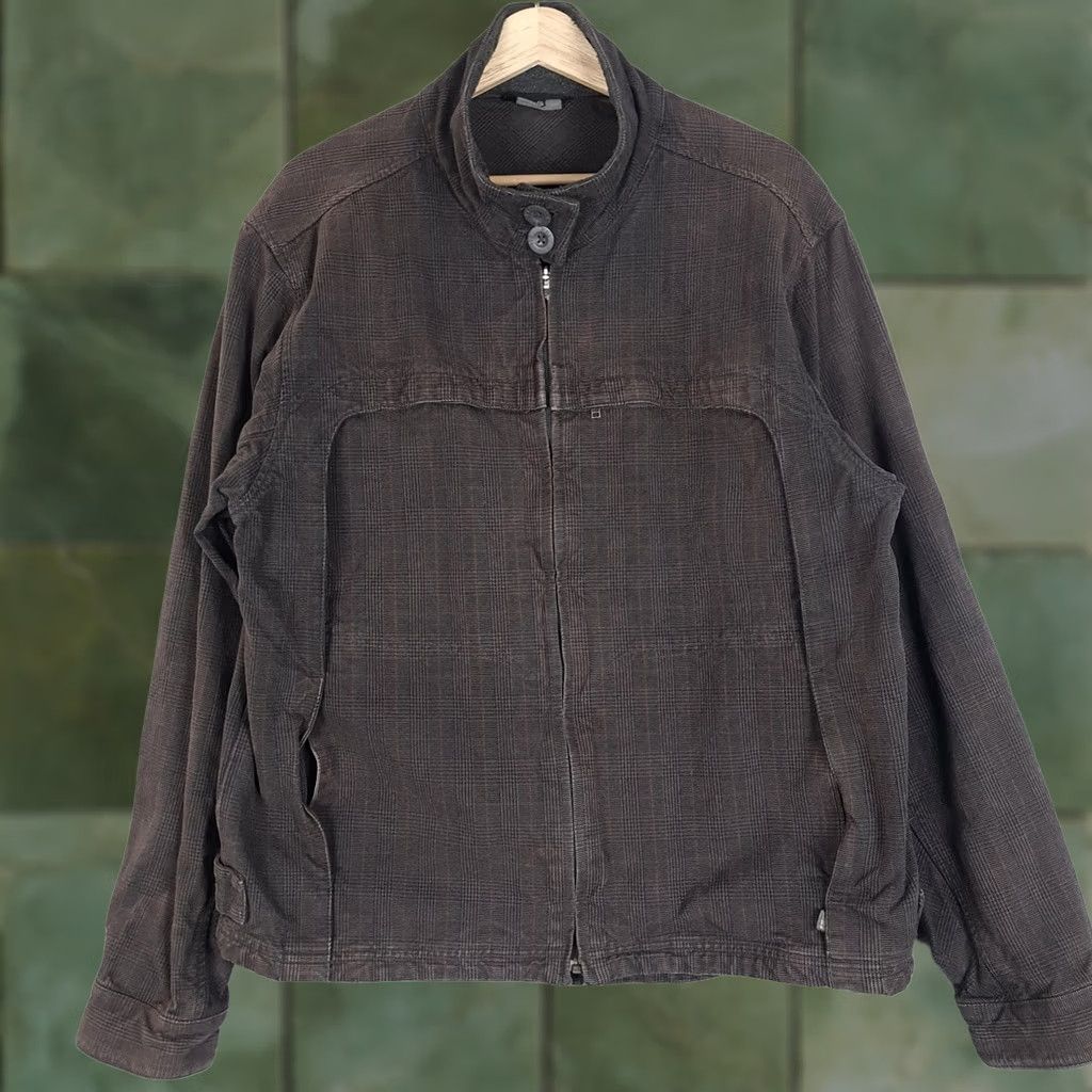 Vintage REI Mens Large Brown Plaid Organic Cotton Jacket Short Full Zip Lined Pockets Military Style Casual Travel Size US L / EU 52-54 / 3 - 1 Thumbnail