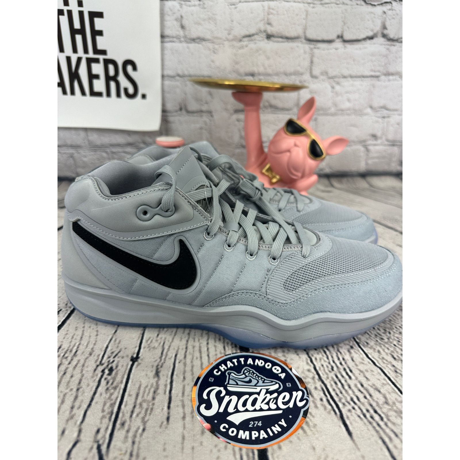 Nike Nike Air Zoom GT Hustle 2 TB Basketball Shoes Mens 9.5 Gray Size US 9.5 / EU 42-43 - 5 Thumbnail