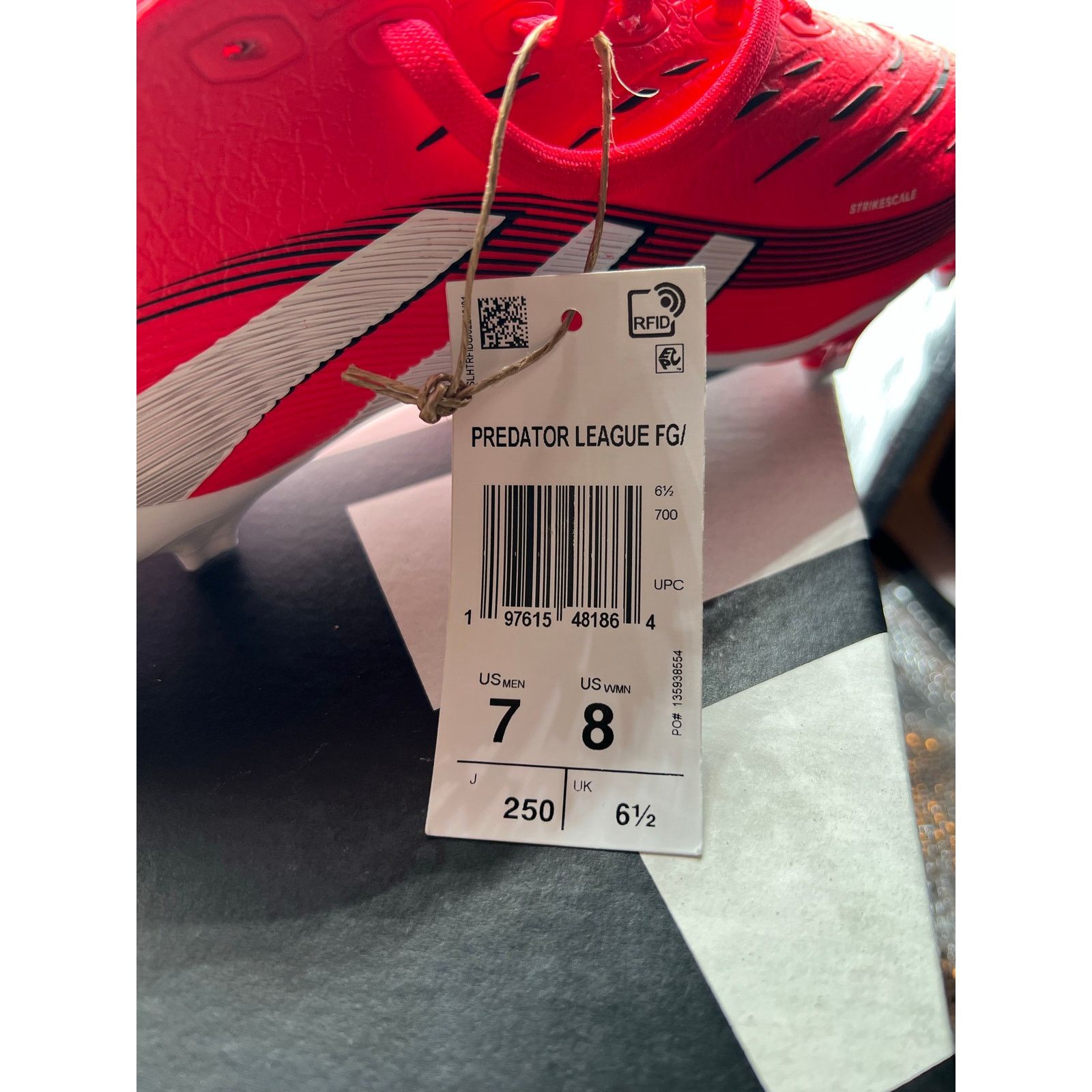 Adidas Adidas Predator League FG/MG “Pure Victory Pack” size 7 men Size US 7 / EU 40 - 8 Thumbnail