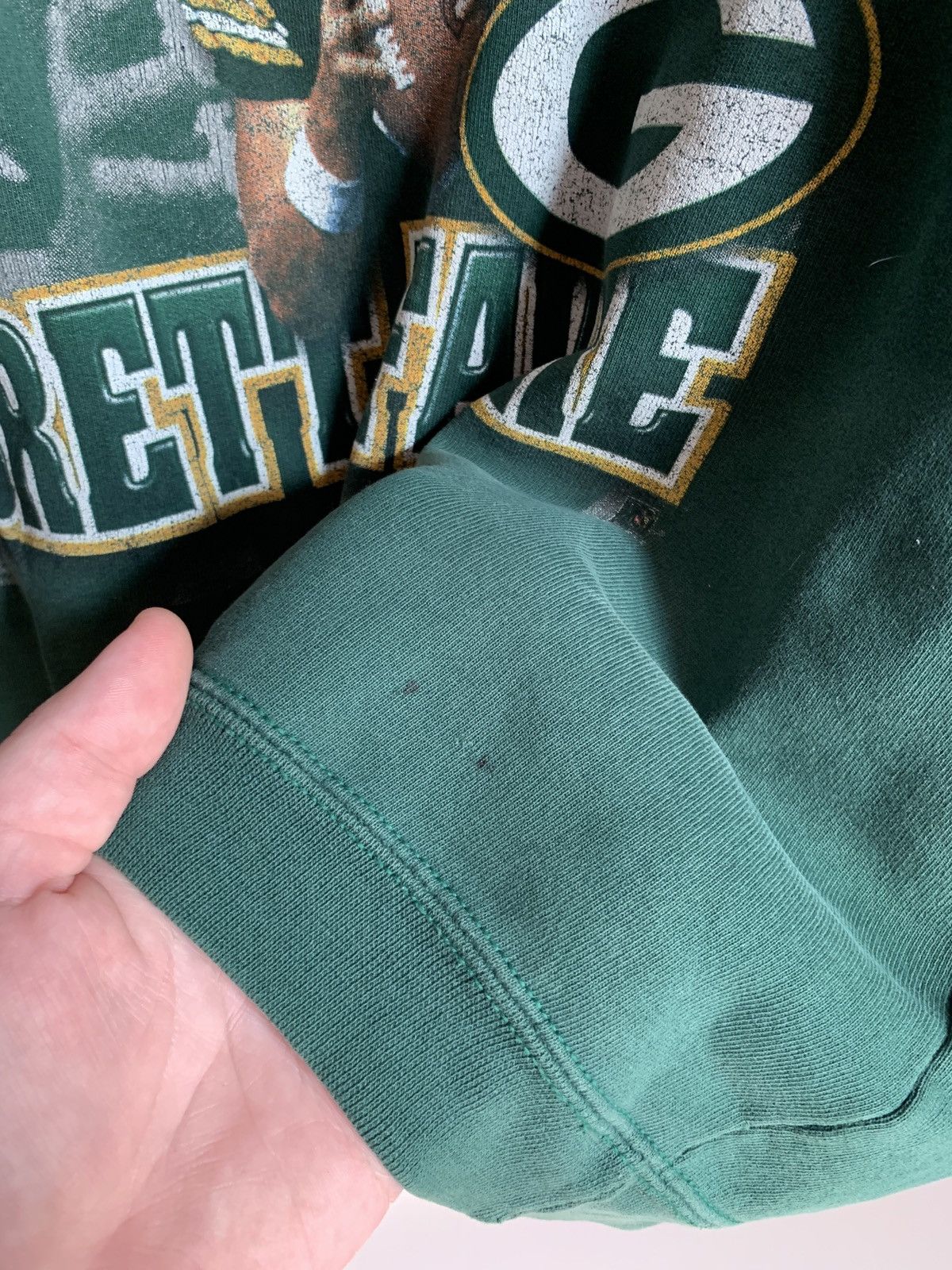 NFL × Starter × Vintage Green Bay Packers Brett Favre Sweatshirt Starter Vintage XL Size US XL / EU 56 / 4 - 11 Thumbnail