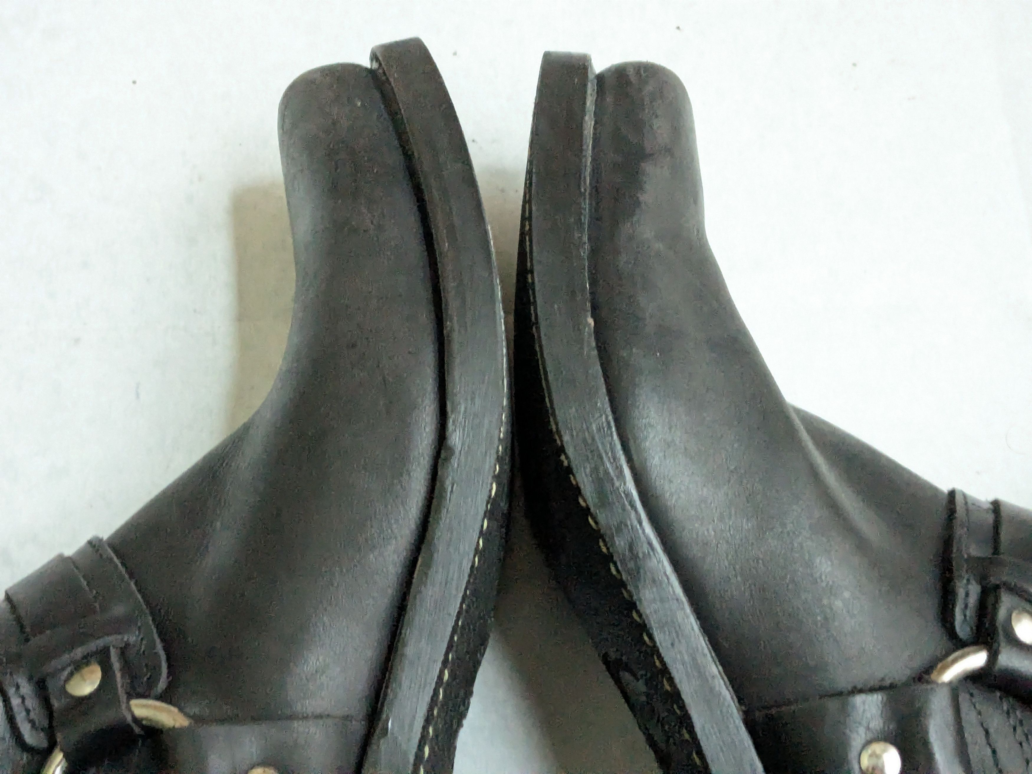 Frye Frye Harness Boots Black 8 M Leather Size US 8 / EU 41 - 5 Thumbnail