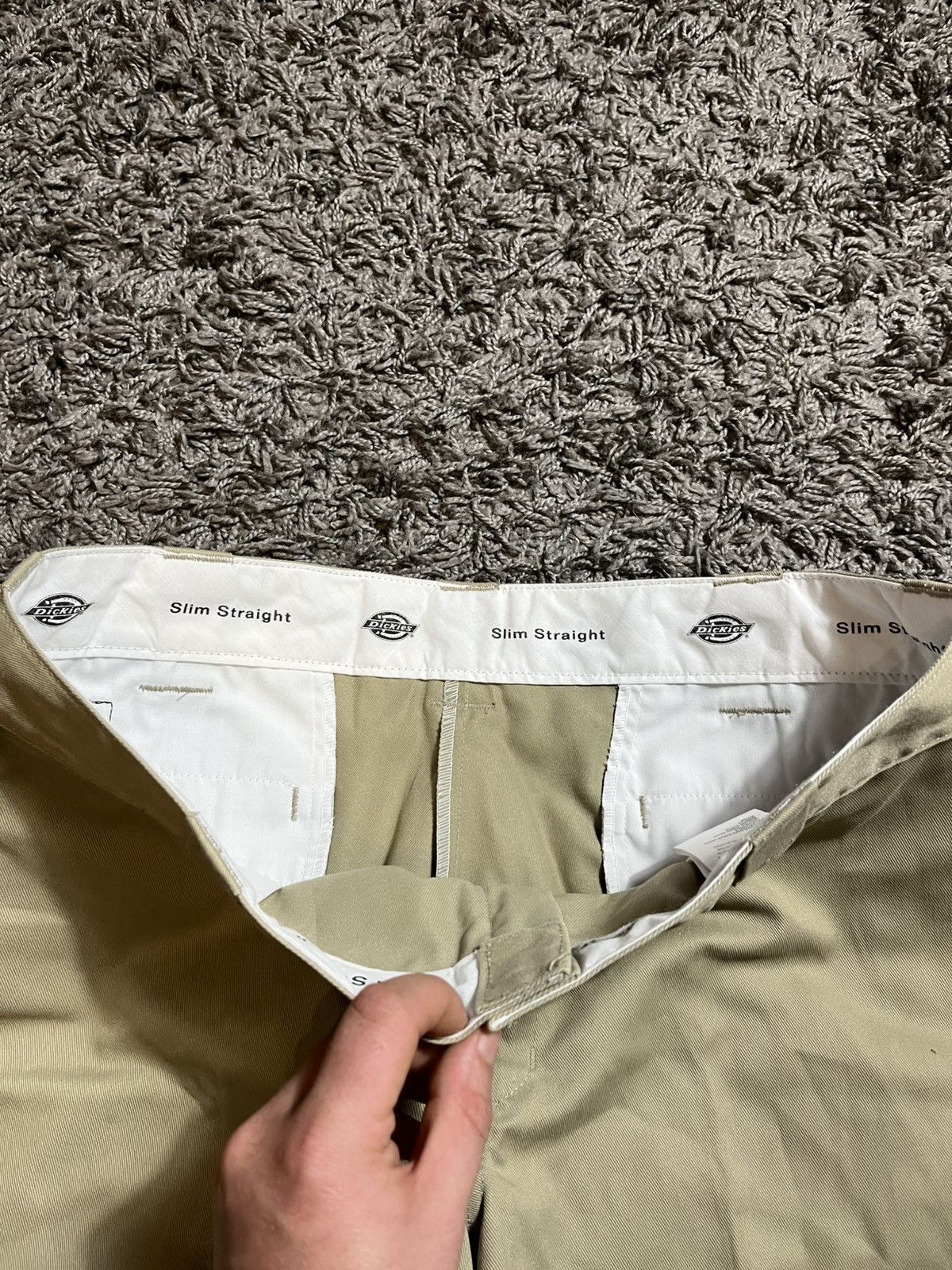 Dickies DICKIES STRAIGHT BASIC BEIGE SHORTS Size US 34 / EU 50 - 4 Thumbnail