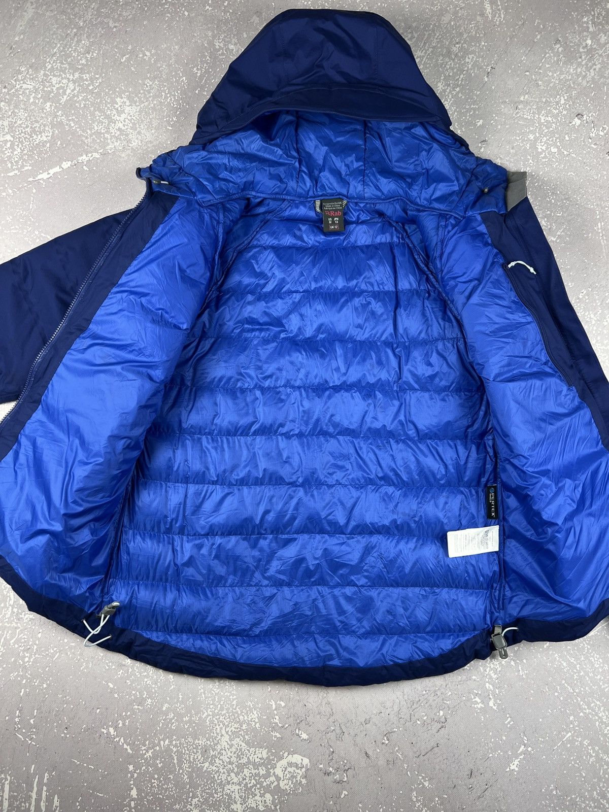 Rab Rab Valiance Jacket Puffer Pertex Shield NIKWAX Waterproof Size M / US 6-8 / IT 42-44 - 7 Thumbnail