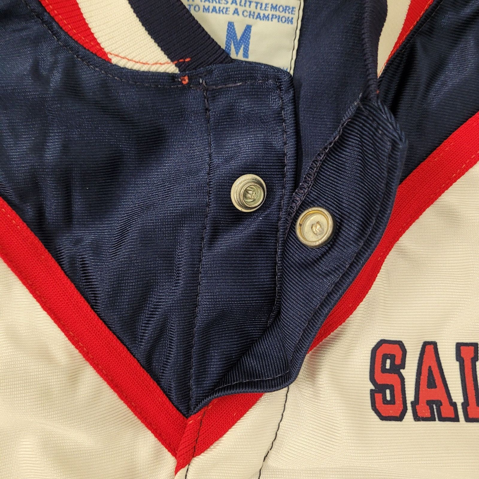 Champion VTG 90s Champion St-Francis Brooklyn College Jacket M Baggy Size US M / EU 48-50 / 2 - 13 Thumbnail