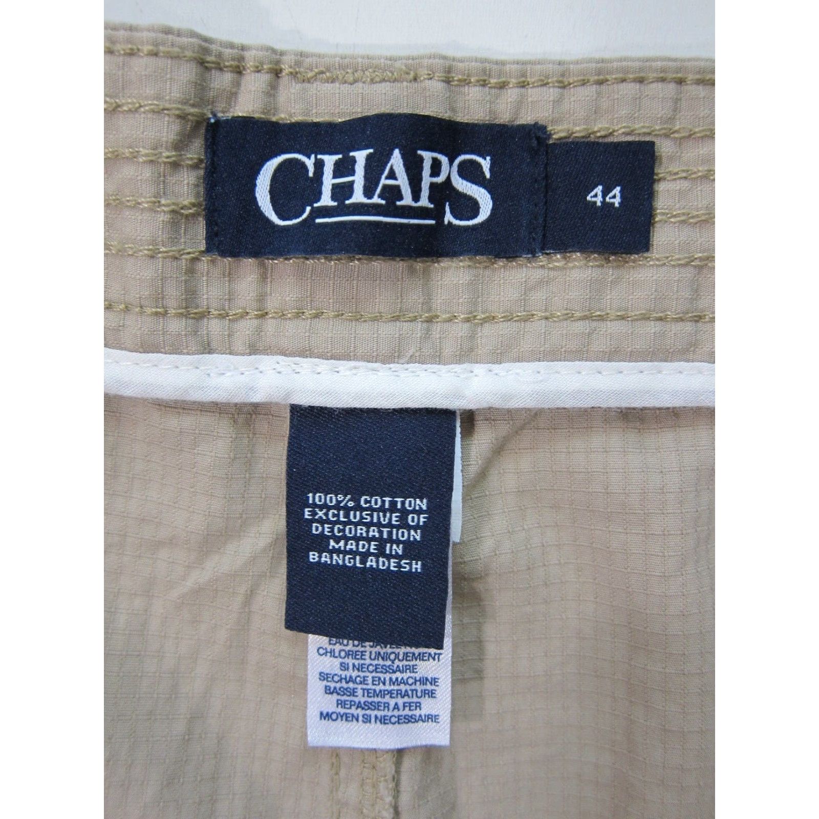 Chaps Chaps Ralph Lauren 100% Cotton Brown Cargo Short Men 44 Pocket Traveled Hike Camp Travel Brown 80s 90s Mens Size US 44 / EU 60 - 3 Thumbnail