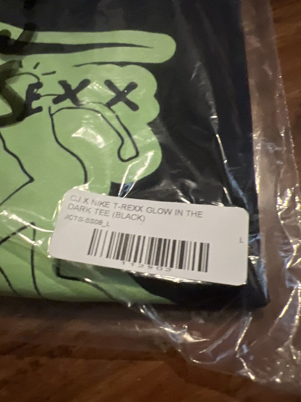 Nike × Travis Scott Cactus jack T-Rexx Glow in the dark Tee Size US L / EU 52-54 / 3 - 8 Thumbnail