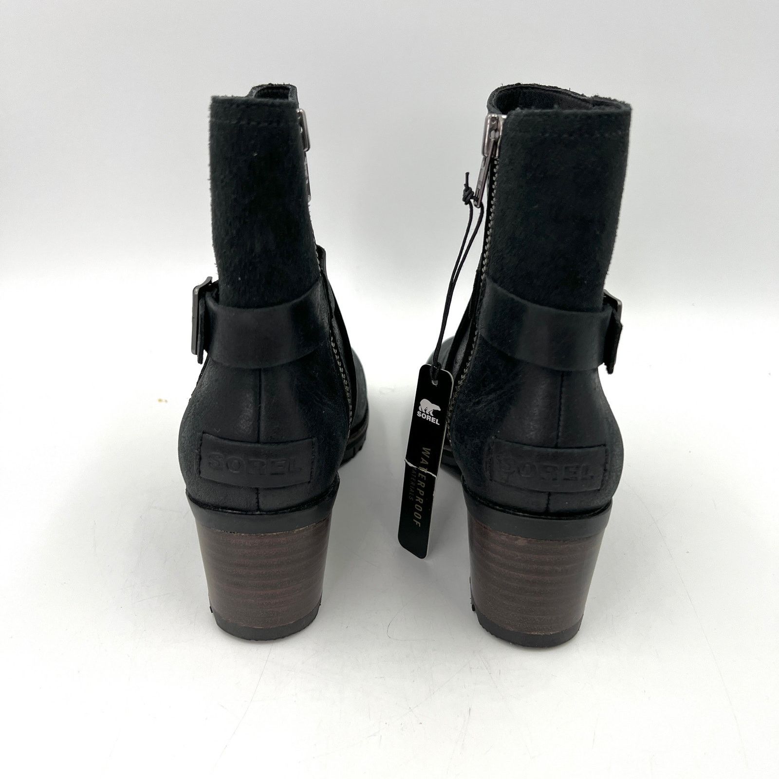 SOREL Sorel Cate Ankle Boots Black Waterproof Black NL3709 Size US 6.5 / EU 39-40 - 6 Thumbnail