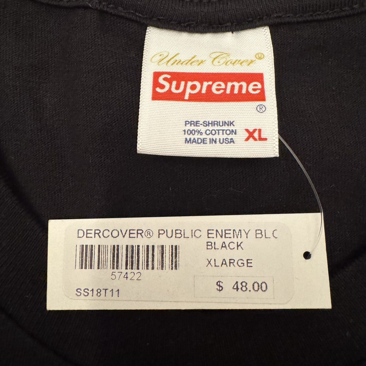 Public Enemy × Supreme × Undercover Supreme UNDERCOVER Public Enemy Blow Your Mind Tee Size US XL / EU 56 / 4 - 6 Thumbnail