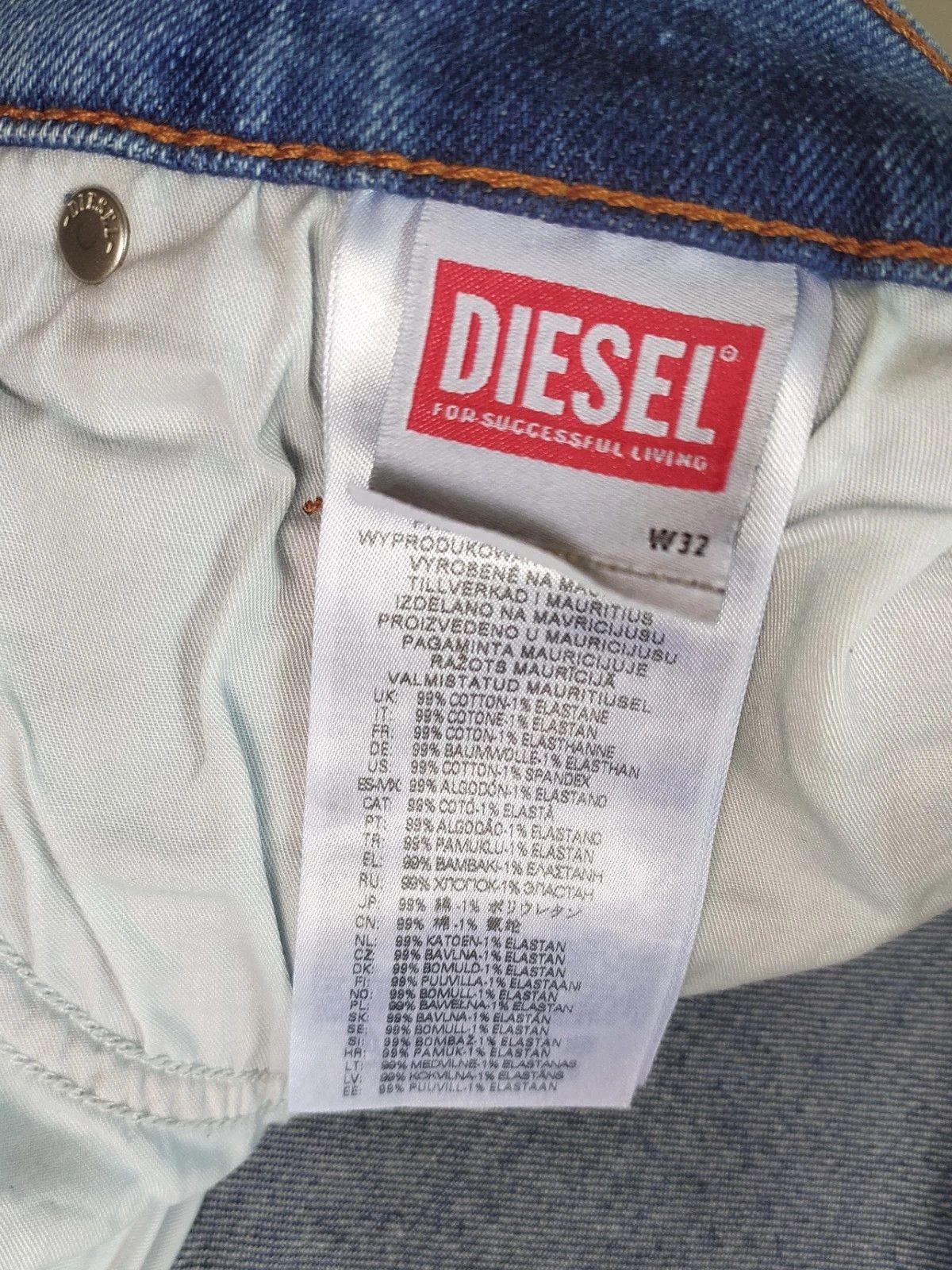 Diesel Diesel 2019 D-STRUKT-R L.32 MENS JEANS T/9665 Size US 32 / EU 48 - 8 Thumbnail