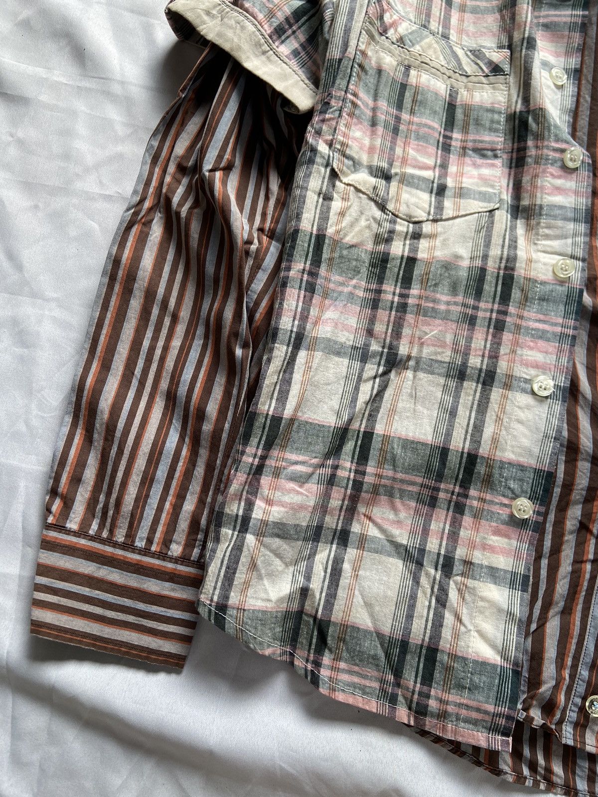 PPFM JIZOST BATSU 2 IN 1 PPFM CASUAL STRIPED BUTTON DOWN SHIRT Size US S / EU 44-46 / 1 - 5 Thumbnail
