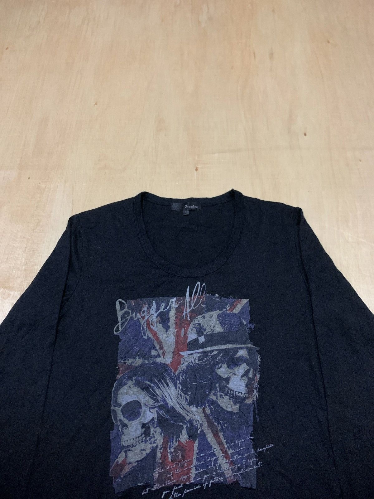 Japanese Brand Y2k Buggel All Skull Ifsixwasnine Punk Style Longslevee Size US L / EU 52-54 / 3 - 2 Thumbnail