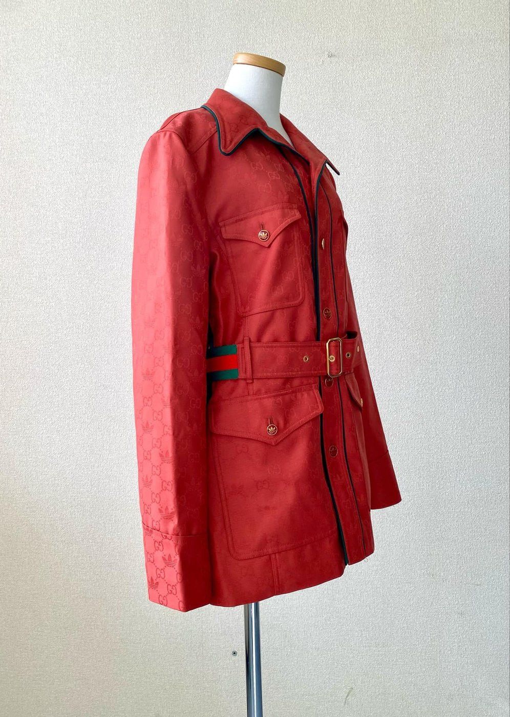 Adidas × Gucci The Gucci x Adidas GG Trefoil Coat Size L / US 10 / IT 46 - 4 Thumbnail
