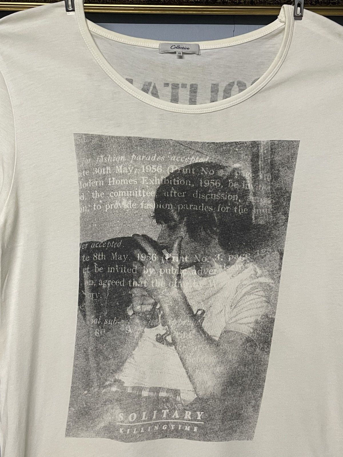 Hysteric Glamour Vintage Japan Designer Collective Solitary Killing Time Tee Size US M / EU 48-50 / 2 - 4 Thumbnail