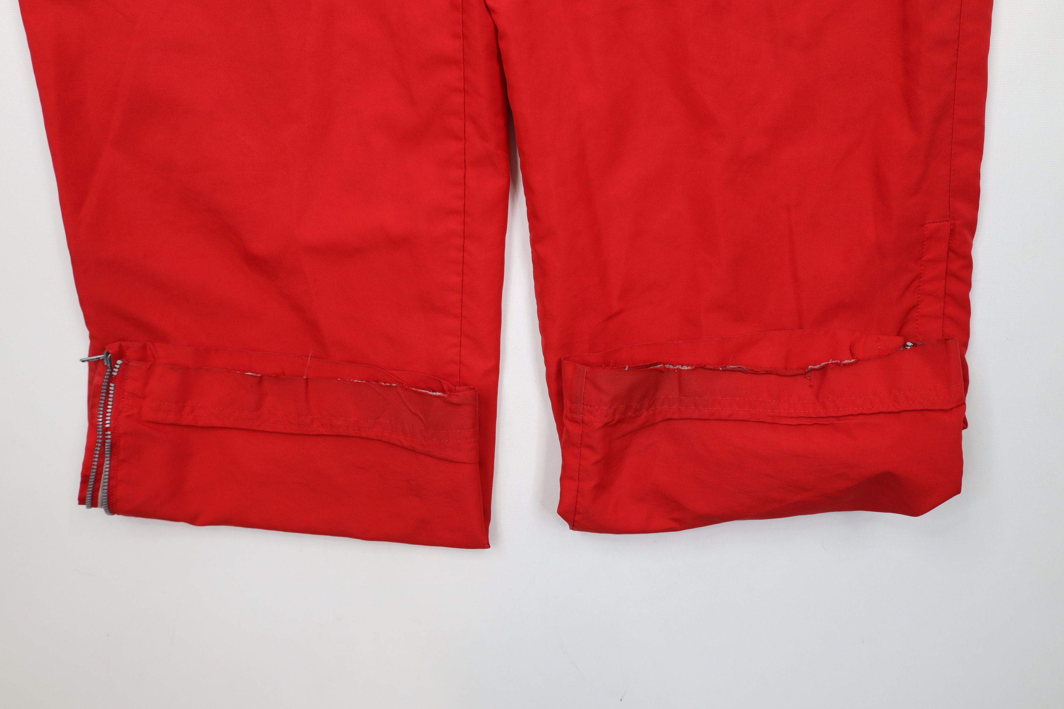 Nike × Vintage Vintage Nike Swoosh Ohio State University Wide Leg Pants Size US 34 / EU 50 - 6 Thumbnail