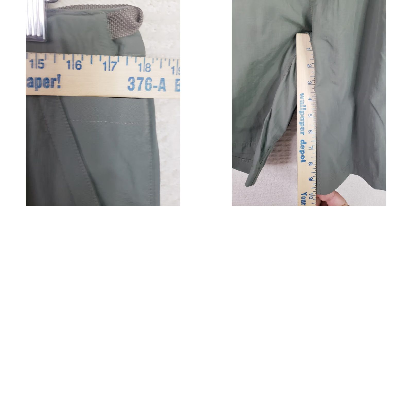 Vintage Alpine Design Men's Bermuda Shorts 36 Green Belted Elastic Waist Pockets Inseam 10 Casual Travel Workwear Regular Size 36 Size US 36 / EU 52 - 10 Thumbnail