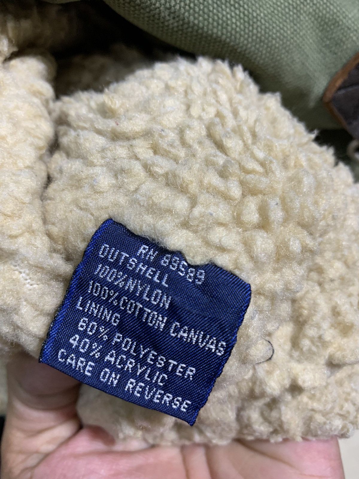 Japanese Brand 🔥VERSO SPLIT CANVAS/LEATHER SHERPA JACKETS Size US L / EU 52-54 / 3 - 8 Thumbnail