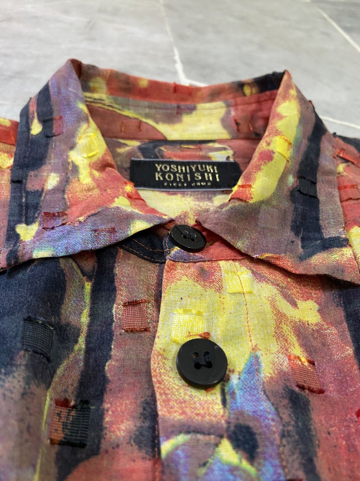 Yoshiyuki Konishi Vintage Yoshiyuki Konishi Ficce uomo Shirt Size US M / EU 48-50 / 2 - 7 Thumbnail