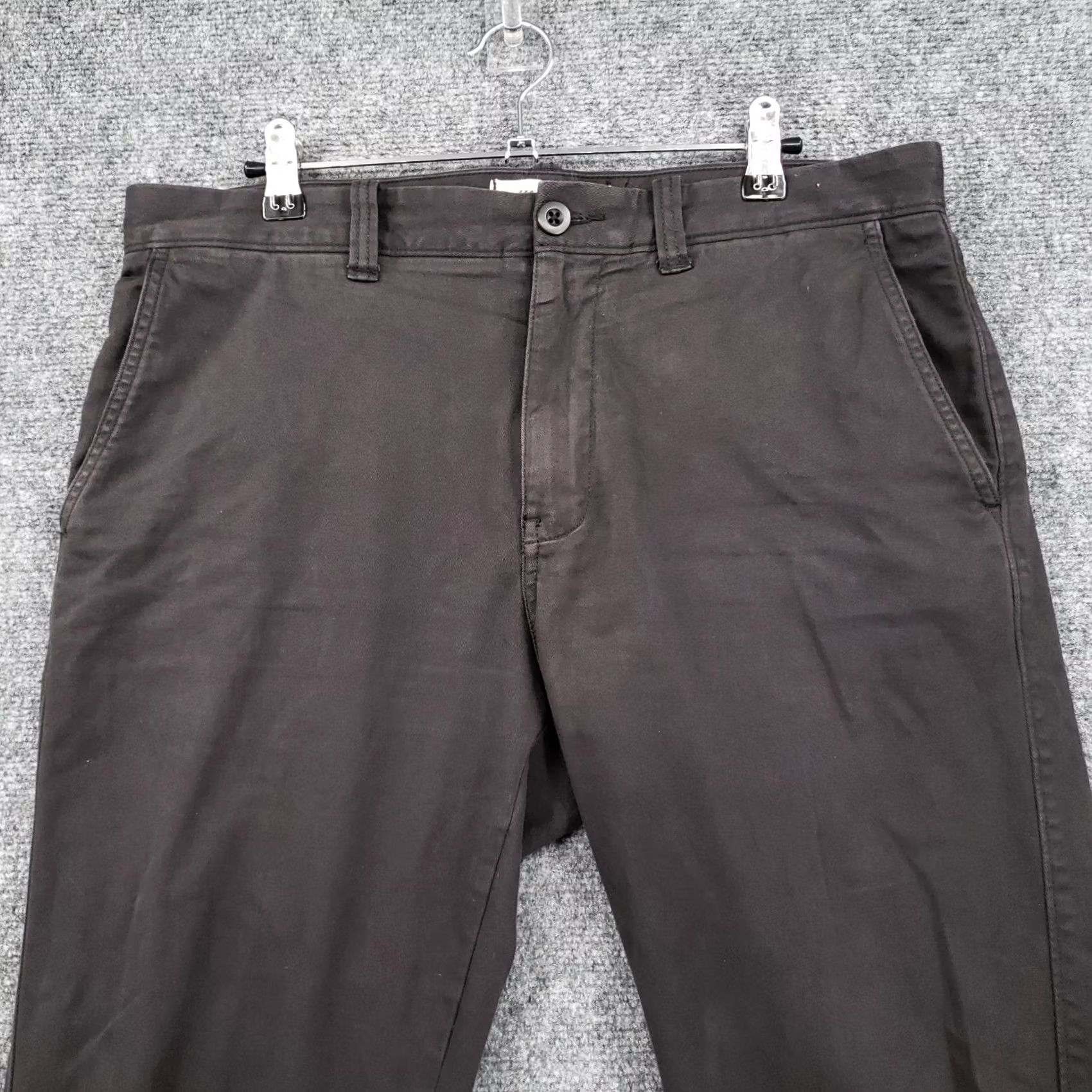 Madewell Madewell Pants Mens 32x32 Gray Penn Slim Fit Chino Straight Stretch Trousers Size US 32 / EU 48 - 3 Thumbnail