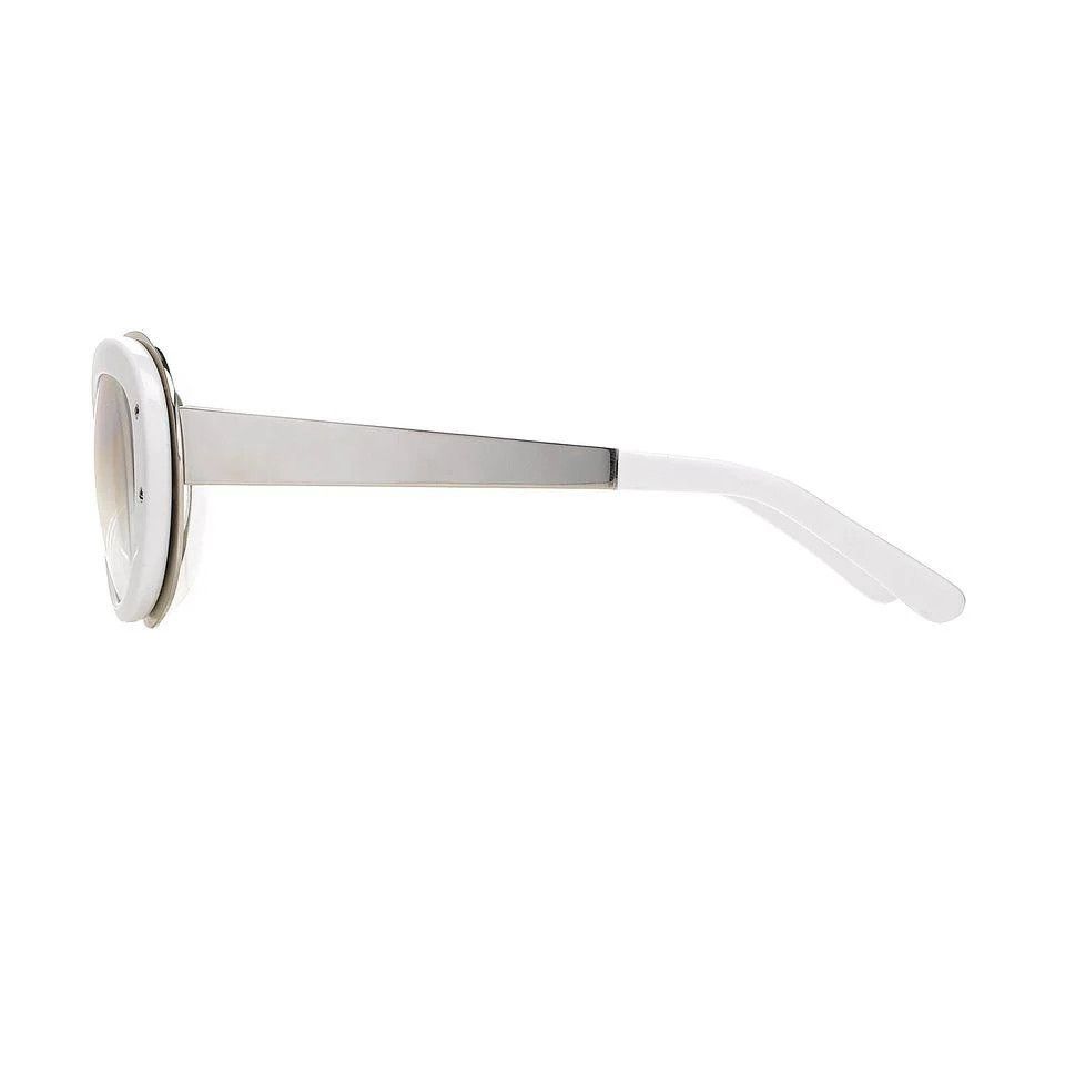 Yohji Yamamoto Yohji Yamamoto Sunglasses Cat Eye White and Clear Size ONE SIZE - 12 Thumbnail