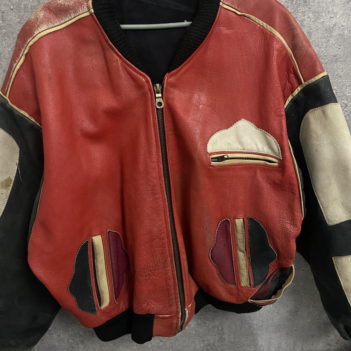 Diesel Vintage Diesel Leather Biker Racing Jacket Archive Y2K Size US L / EU 52-54 / 3 - 7 Thumbnail