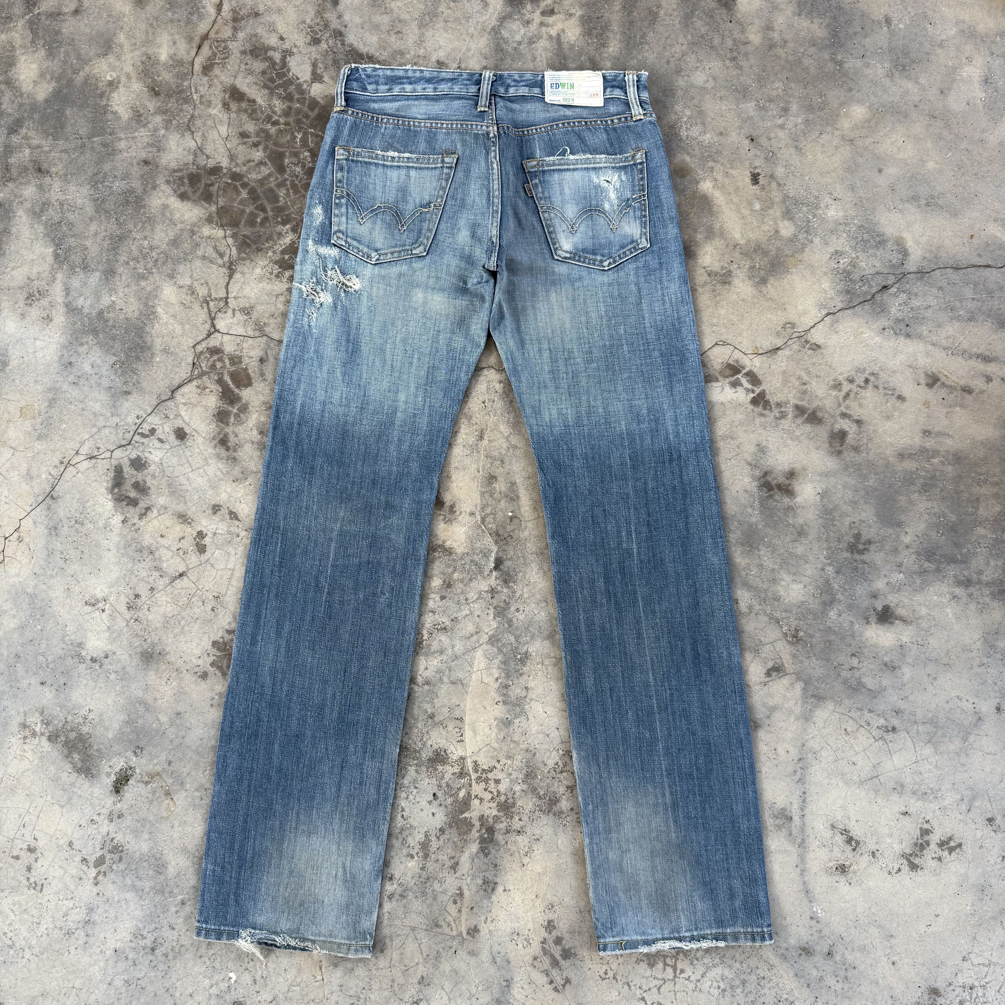 Edwin vintage Edwin distressed denim Jean pants Size US 30 / EU 46 - 7 Thumbnail
