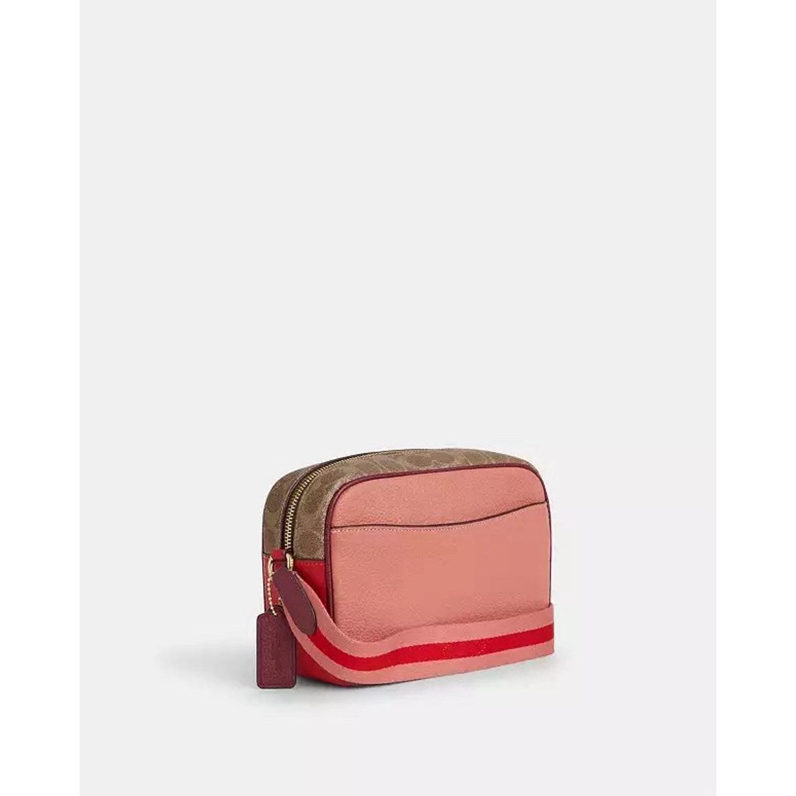 Coach NWT Coach CBA60 Jamie Camera Bag Crossbody Tan Burnt Coral Size ONE SIZE - 8 Thumbnail