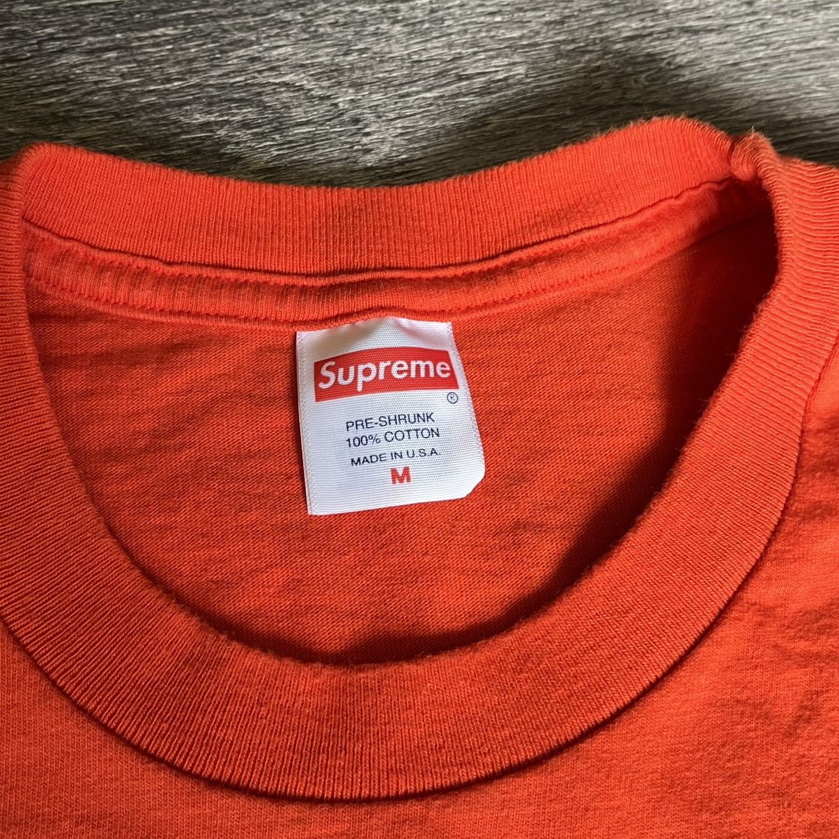 Supreme x Mobb Deep Dragon Drop a Gem On Em Orange T Shirt