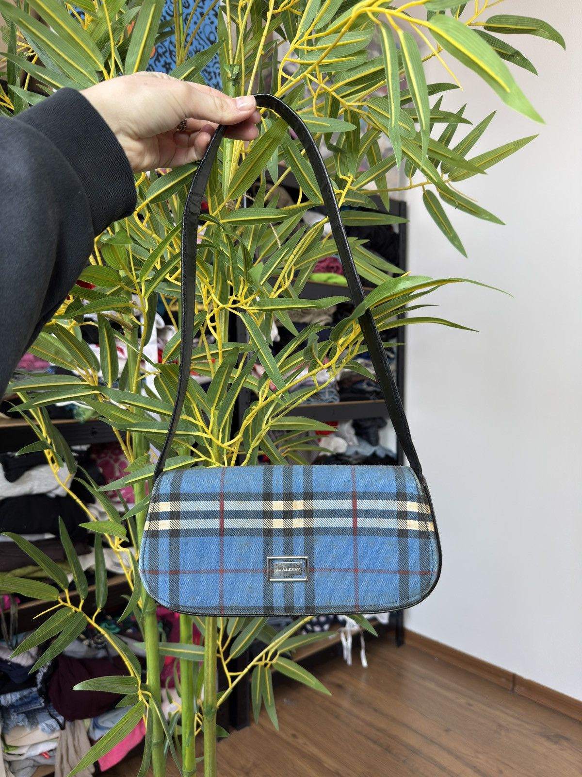 Burberry × Vintage VINTAGE BURBERRY NOVA CHECK 2000s MINI BAGUETTE BAG Size ONE SIZE - 1 Thumbnail