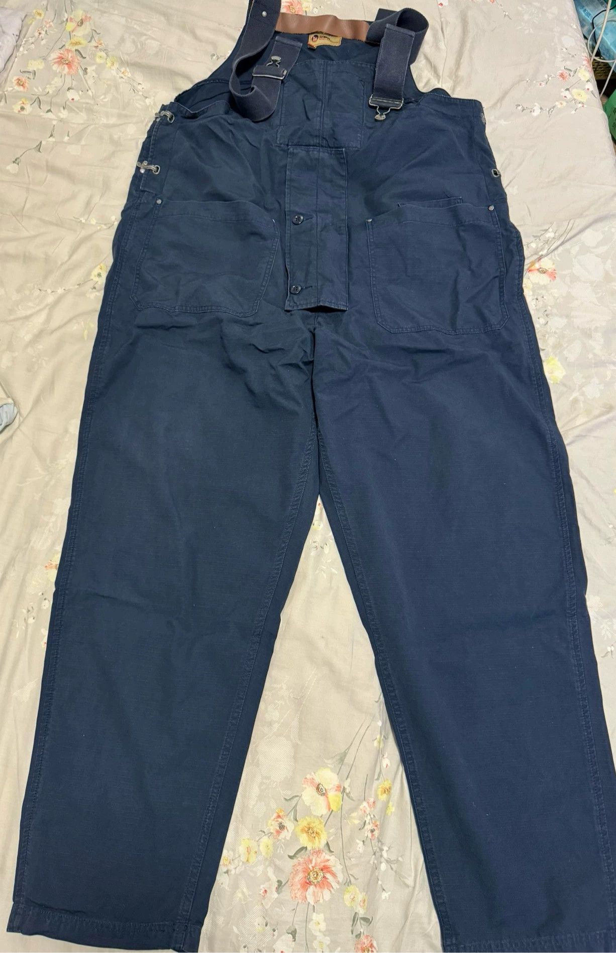 Nigel Cabourn Naval Dungaree Cotton Ripstop Tan | Cultizm