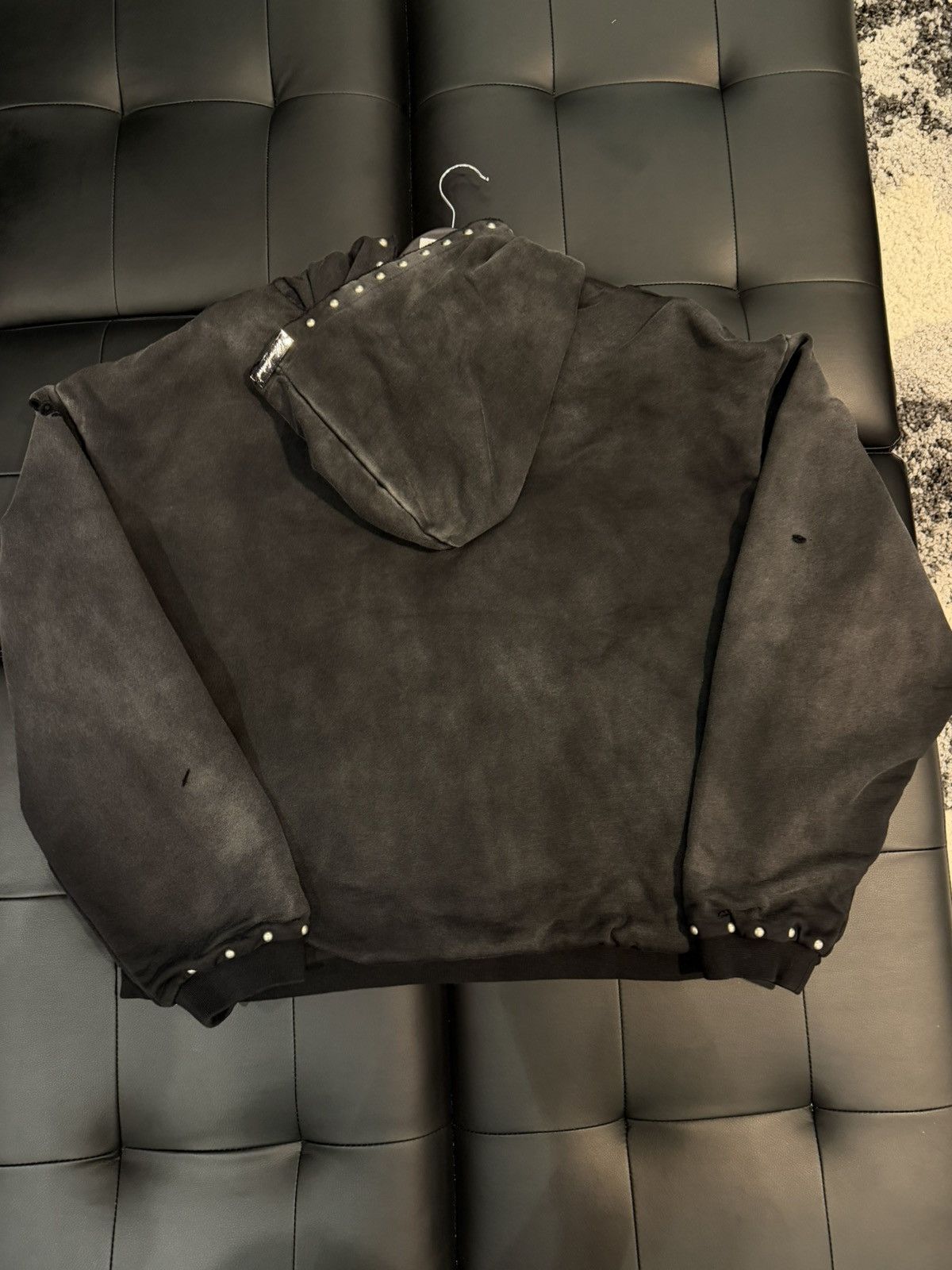 Misunderstood Size M - Misunderstood Sony Zip Up Washed Black Size US M / EU 48-50 / 2 - 5 Thumbnail