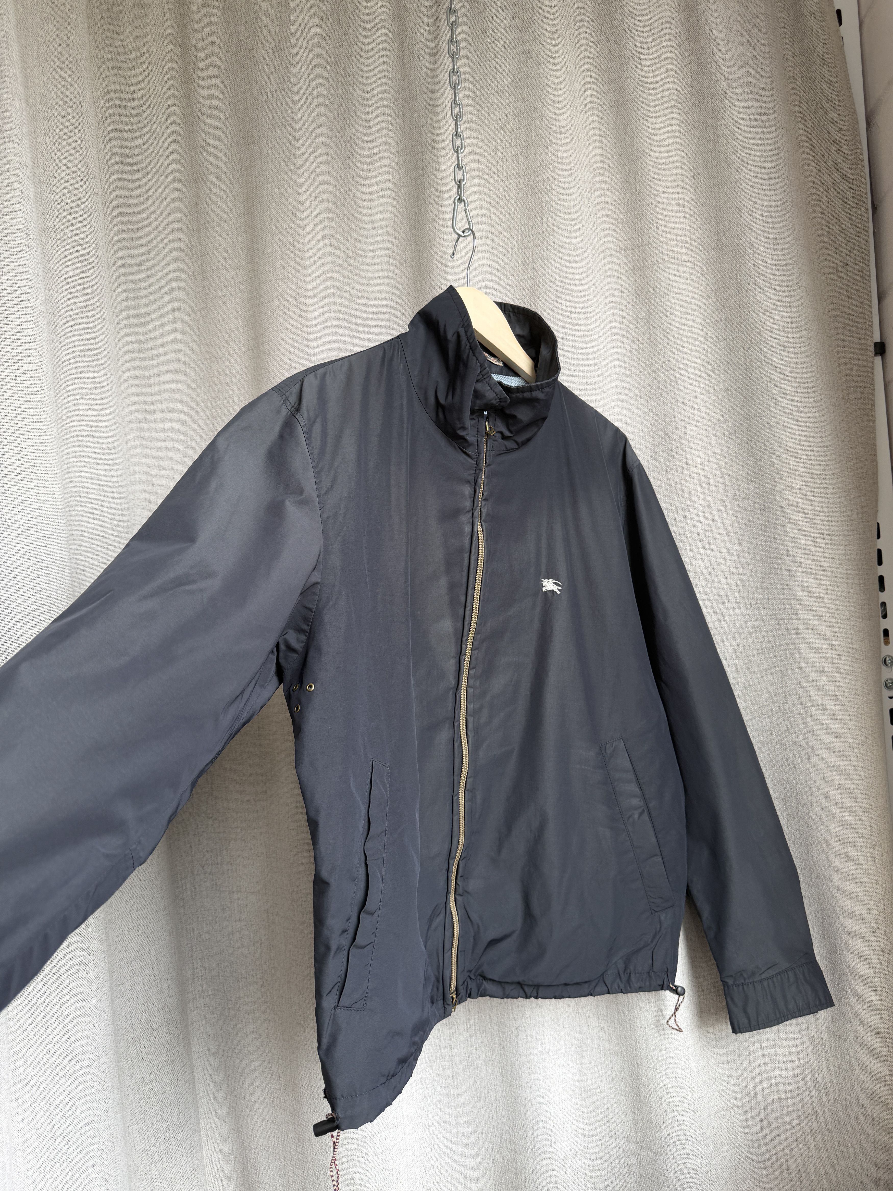 Burberry Vintage Burberry Black Nylon Bomber Jacket Size US M / EU 48-50 / 2 - 3 Thumbnail