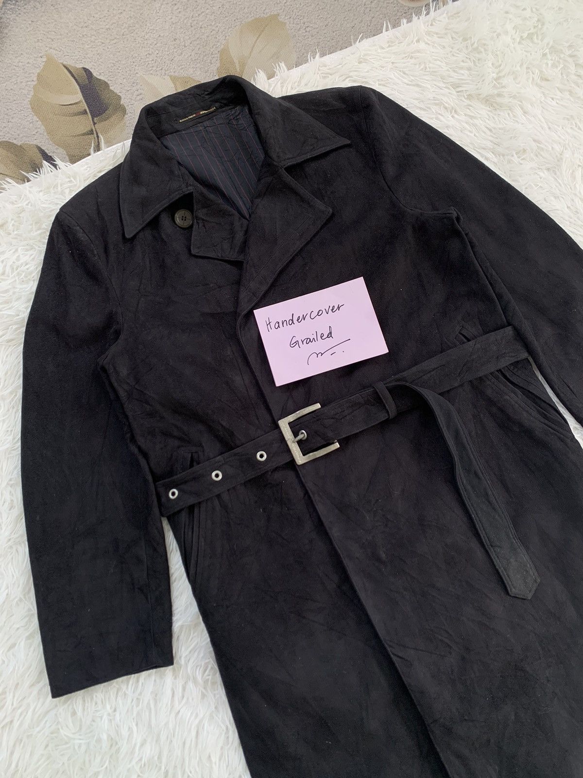 Gaultier Homme Objet Vtg JPG Gaultier Homme Objet Long Coat Belted Size US M / EU 48-50 / 2 - 3 Thumbnail
