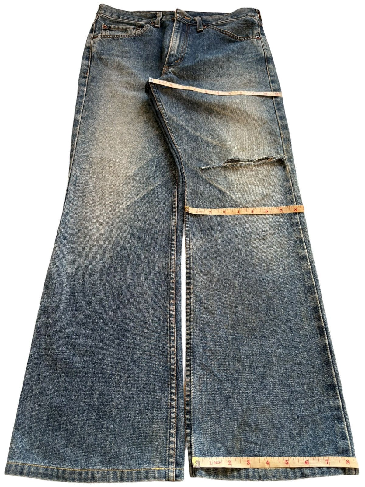 Levi's Vintage 90s Levis 517 Mud Wash Distressed Bootcut Jeans Size US 32 / EU 48 - 14 Thumbnail