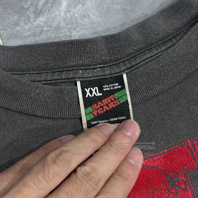 Saint Michael Saint Michael The devil's son is repaired in black and re Size US XXL / EU 58 / 5 - 8 Thumbnail
