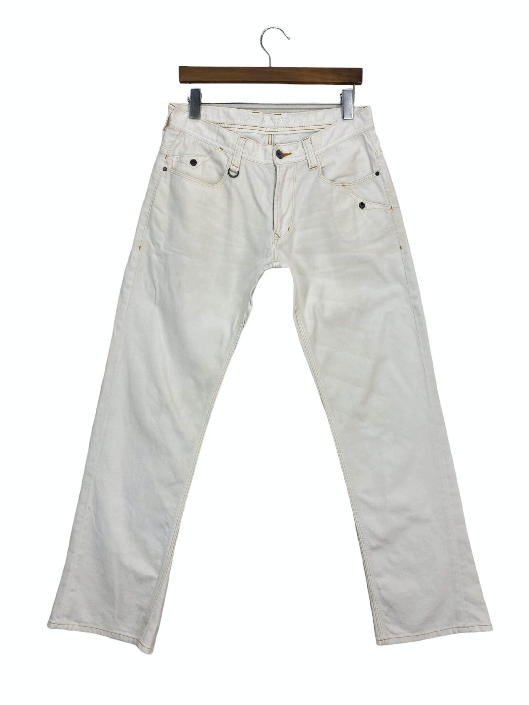 Japanese Brand × Nicole Club Nicole Club for Men Pants White Size US 32 / EU 48 - 2 Thumbnail