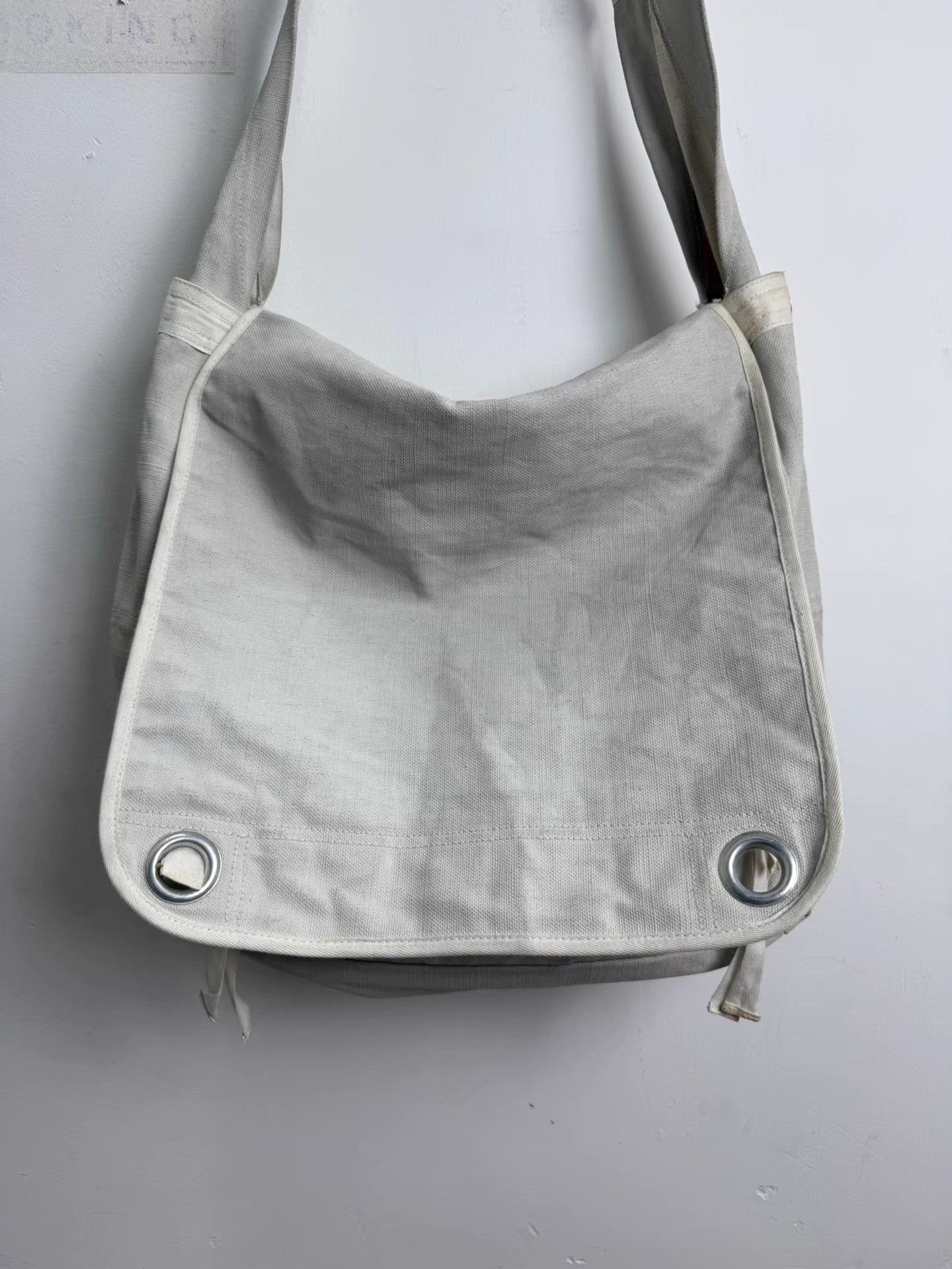 Dries Van Noten Dries van noten 90S Waxed Denim Messenger Bag K20 Size ONE SIZE - 2 Thumbnail