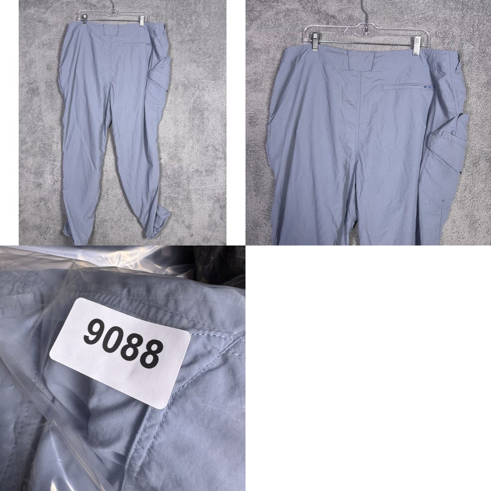 Vintage AFTCO Pants Mens 40x30 Gamma Ray Nylon Cargo Blue Size US 40 / EU 56 - 9 Thumbnail
