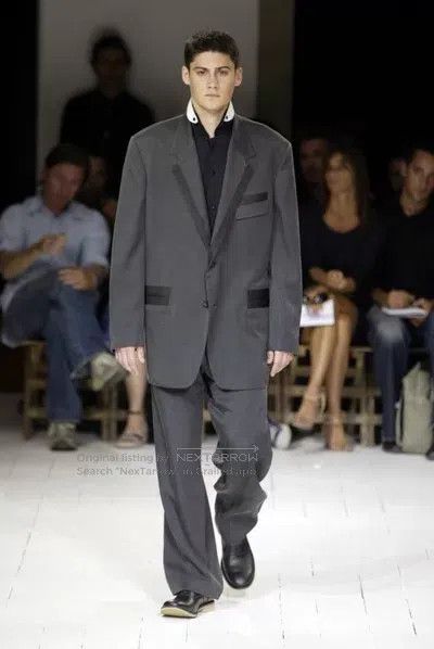 Yohji Yamamoto Yohji Yamamoto size 2 03 SS woven button silk blazer Size 36R - 3 Thumbnail