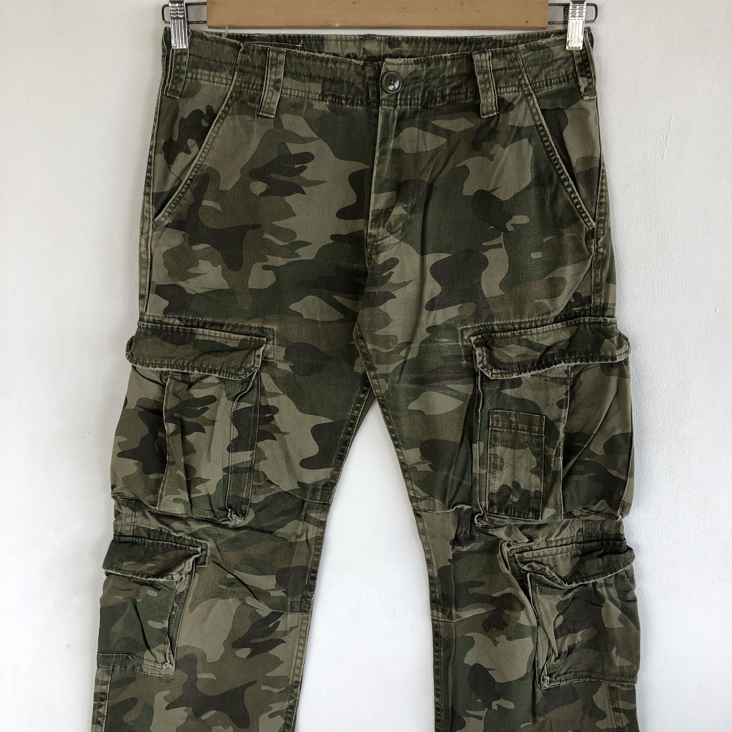 Japanese Brand Vintage Japanese Cargo Pants Multi Pocket Bondage Trousers Size US 34 / EU 50 - 3 Thumbnail
