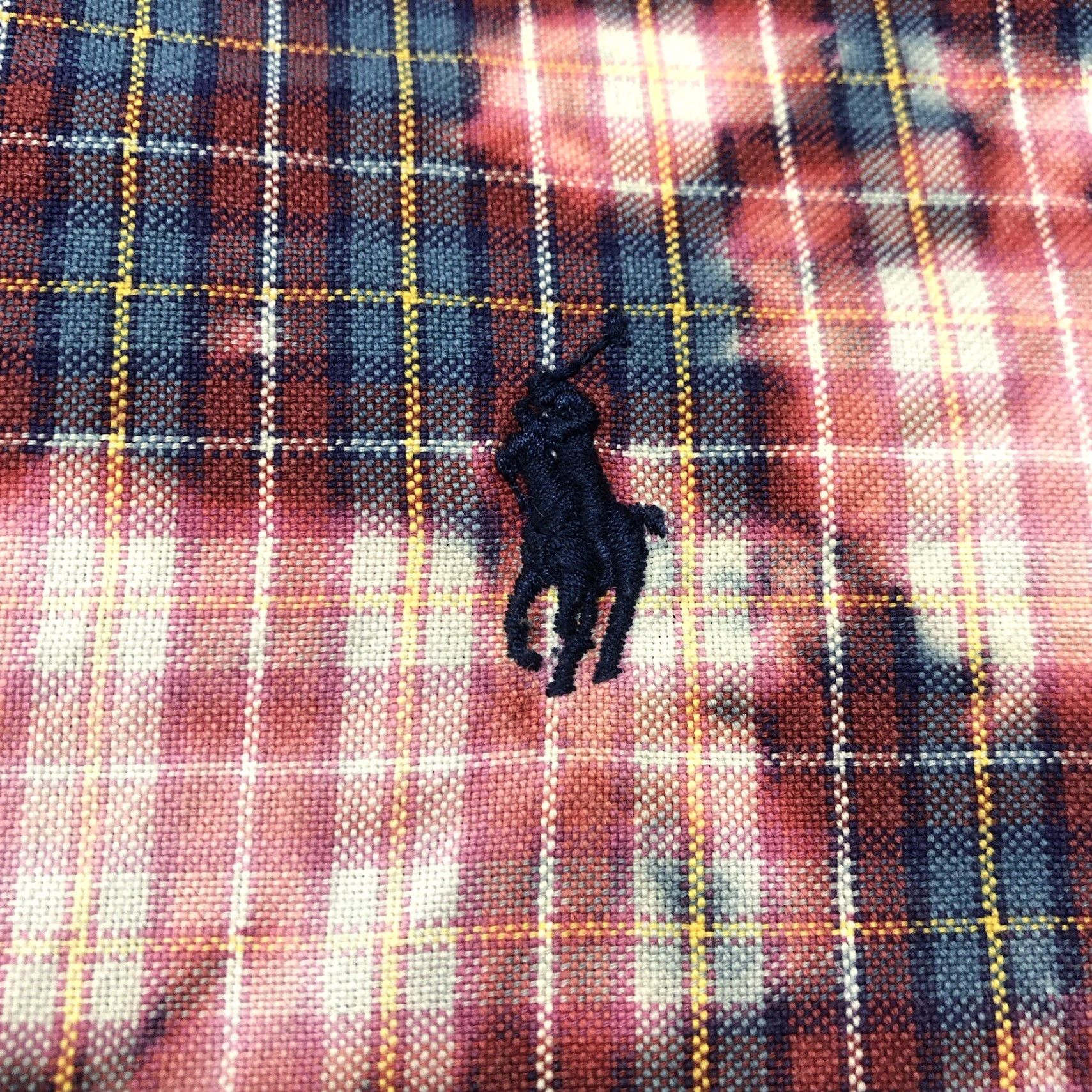 Ralph Lauren Polo Ralph Lauren Shirt Mens Medium Button-Down Long Sleeve Tie Dye Acid Wash Multicolor 90s Preppy Designer Classic Size US M / EU 48-50 / 2 - 4 Thumbnail