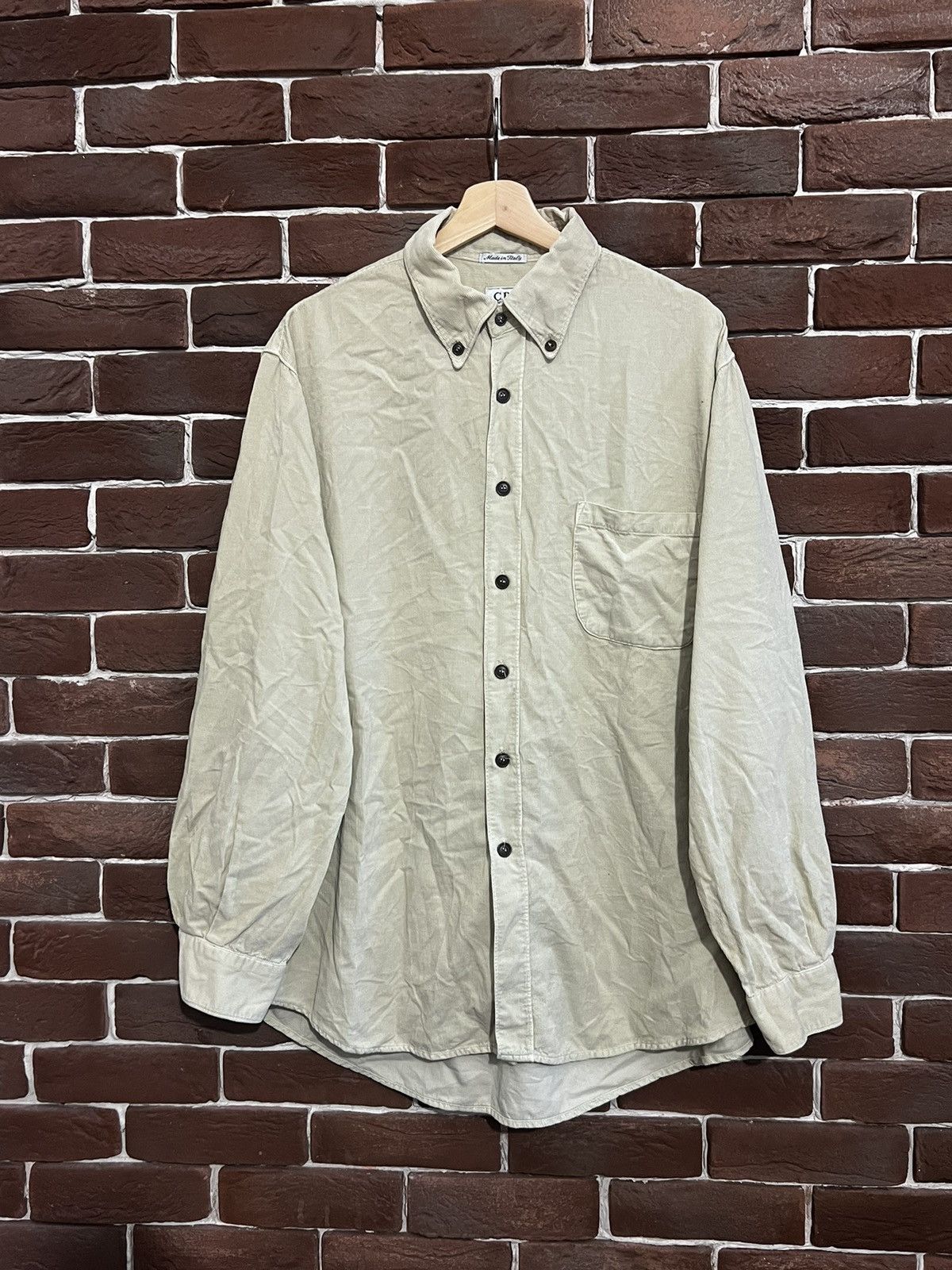C.P. Company Vintage C.P. Company Corduroy Button Up Shirt Rare 6 Size US XL / EU 56 / 4 - 1 Thumbnail