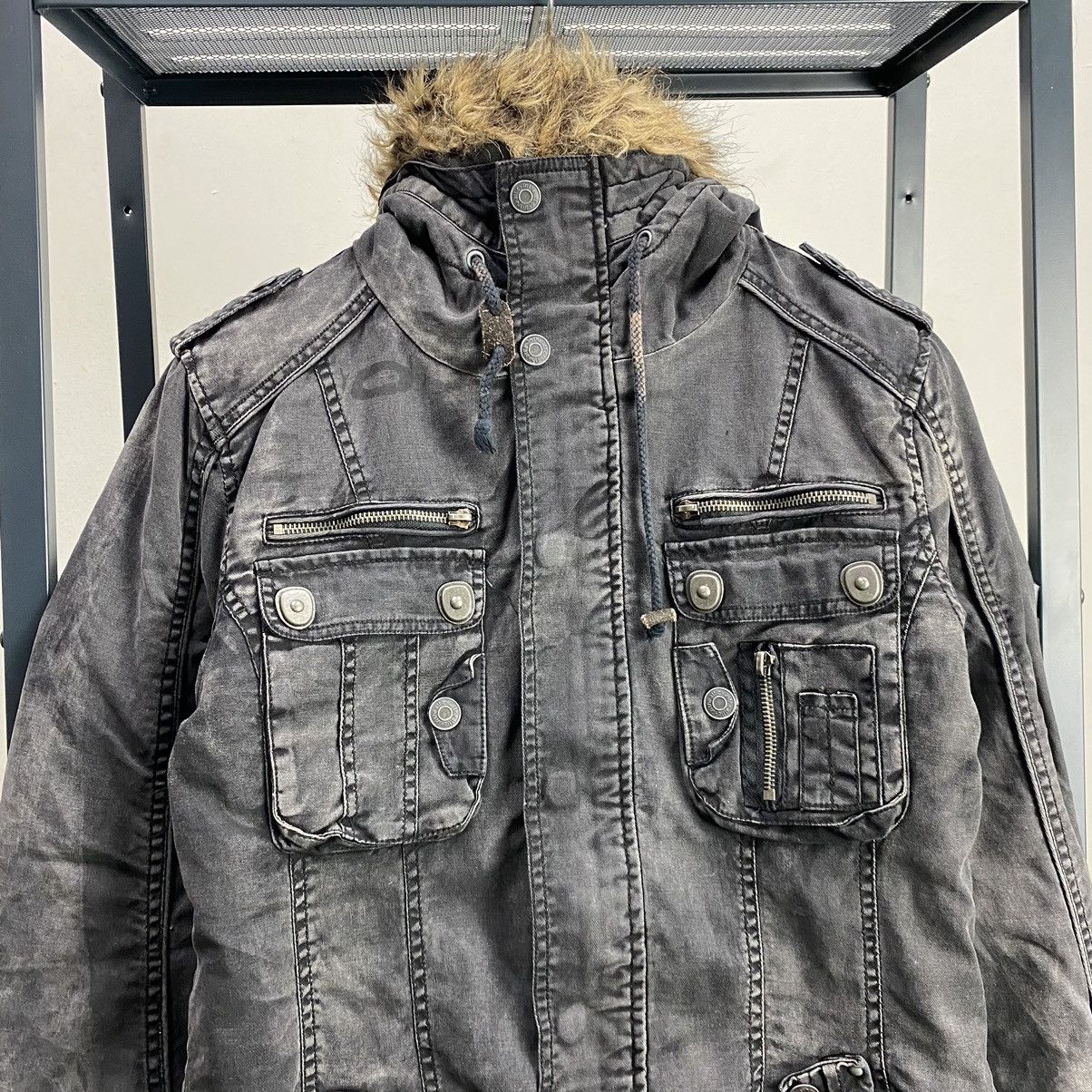 14th Addiction × If Six Was Nine × In The Attic Vintage In The Attic Fur Hoodie Punk Jacket Size US M / EU 48-50 / 2 - 4 Thumbnail