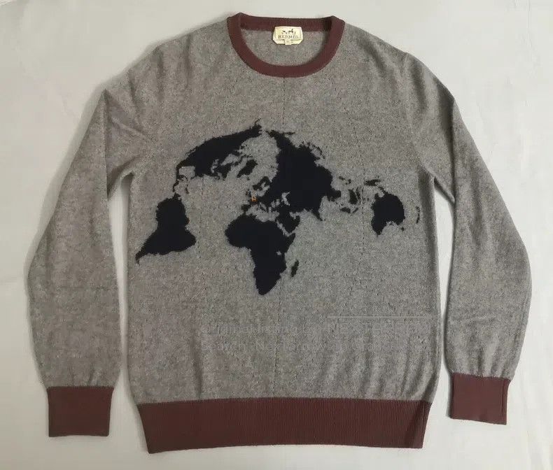 Hermes Cashmere sweater knit sweater 100% cashmere