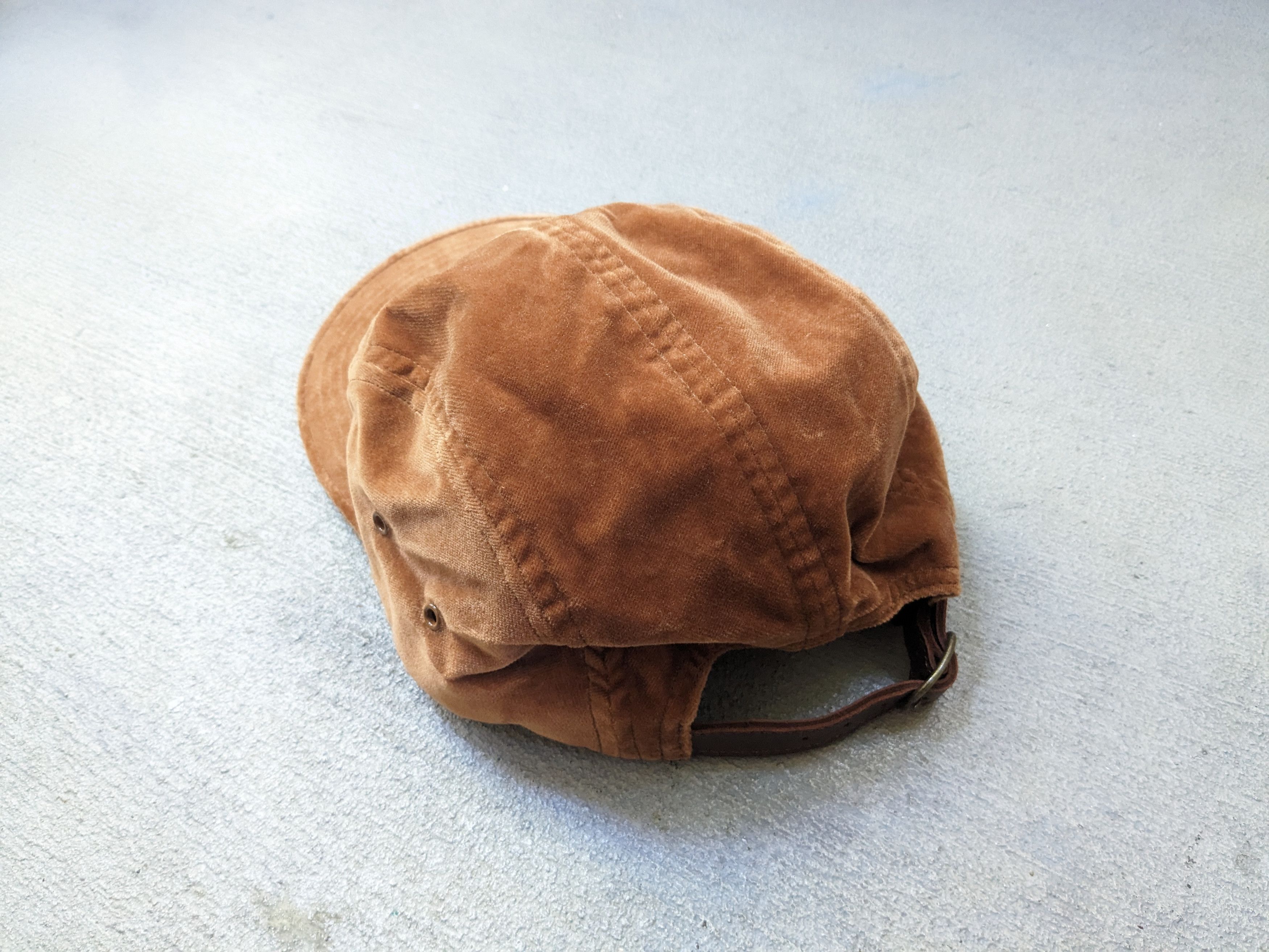 Supreme Supreme Velvet Camp Cap Brown Hat 5 Panel Velour BOGO SS16 Size ONE SIZE - 9 Thumbnail