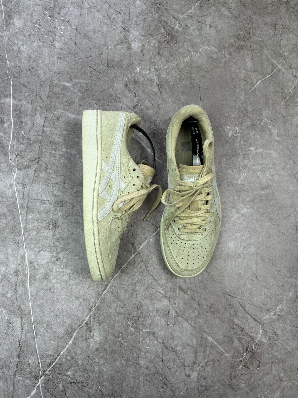 Asics × Onitsuka Tiger Onitsuka Tiger GSM Gray Suede Sneakers Shoes Size US 5 / EU 37 - 4 Thumbnail