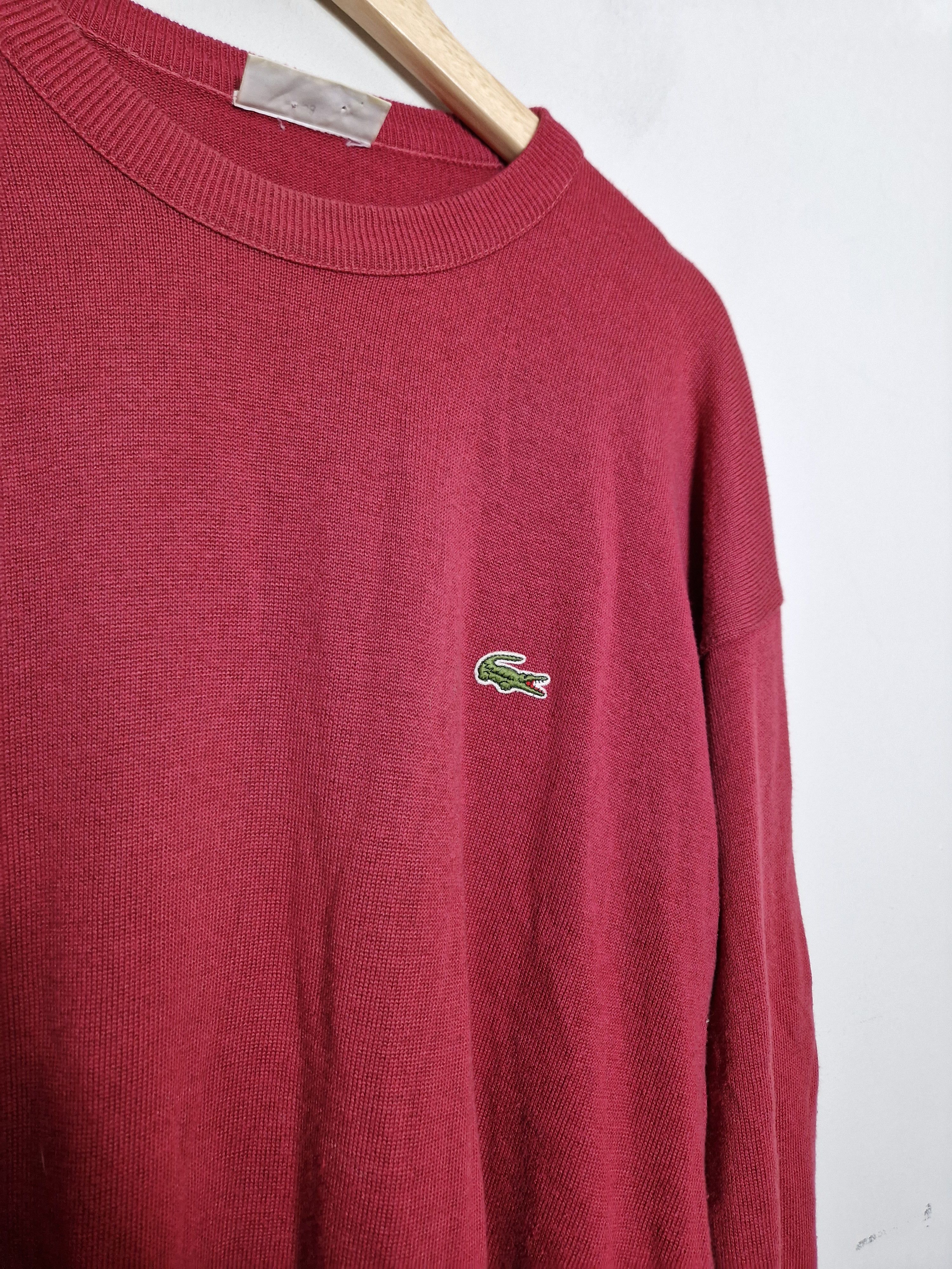 Lacoste × Vintage Lacoste vintage sweater Size US XL / EU 56 / 4 - 3 Thumbnail