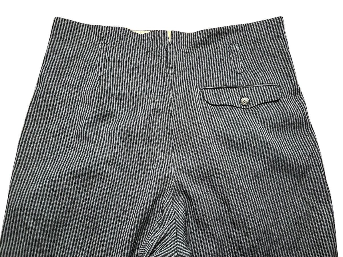 Vintage Vintage 60s wool heavyweight work striped pants Size US 34 / EU 50 - 5 Thumbnail